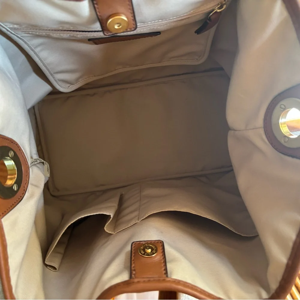 Coach Chestnut Leather Tote Bag - Picture 7 of 10